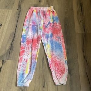 Aviator Nation Multicolor Splatter Track Pants